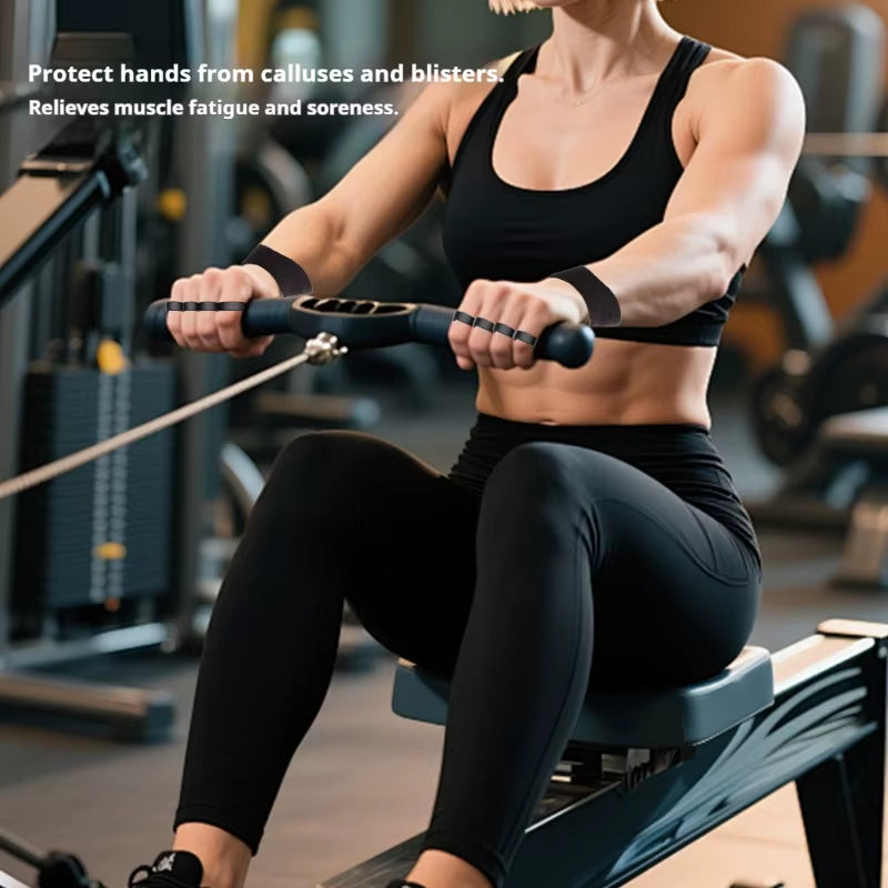 Silicone Palm Protection Grip Strengthener Weightlifting Deadlift Non-Slip 4-Fingers Grip Home Gym Fitness Exerciser Hand Guard