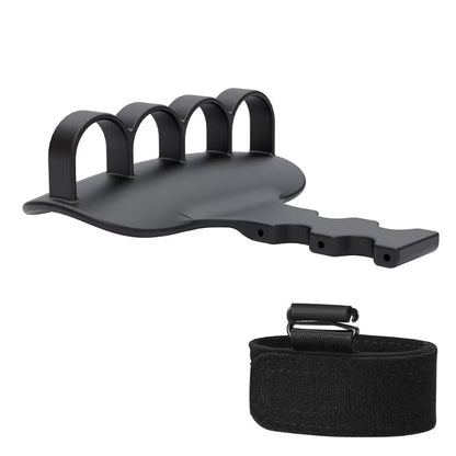 Silicone Palm Protection Grip Strengthener Weightlifting Deadlift Non-Slip 4-Fingers Grip Home Gym Fitness Exerciser Hand Guard